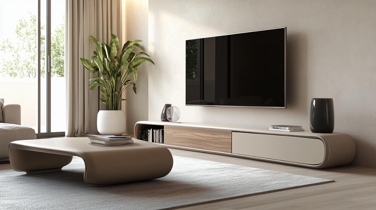 Cómo el diseño depurado y funcionalidad del mueble Vladon Mirage revoluciona los espacios pequeños del hogar