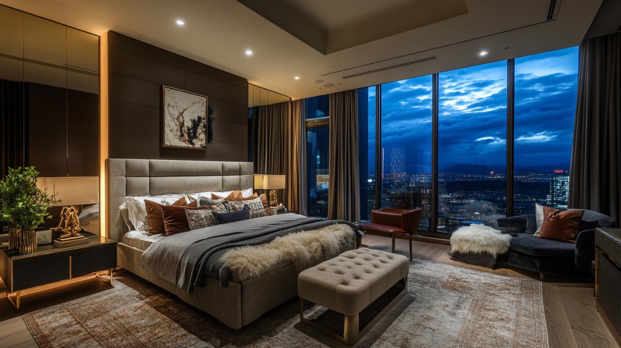 ¿Cuál es el colmo del lujo para una suite principal? Cuando la tecnología de sonido se integra con elegancia en tu santuario personal